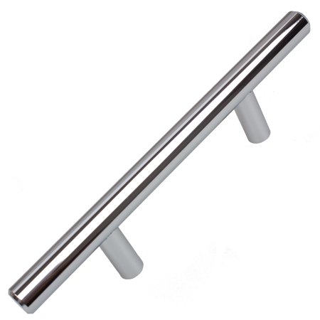 5000-76-PC-1 3 in. Center-to-Center Polished Chrome Finish Solid Handle Bar Pulls (1-PACK)