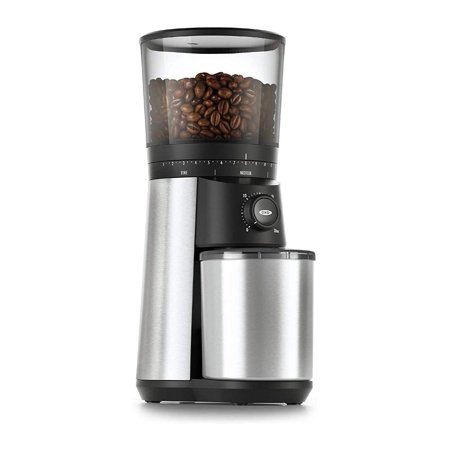 8717000 16 oz. Stainless Steel Conical Coffee Grinder with Adjustable Settings