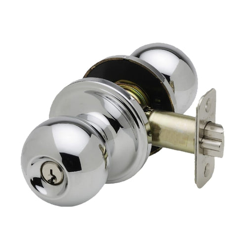 BK2040PS Ball Polished Stainless Entry Door Knob