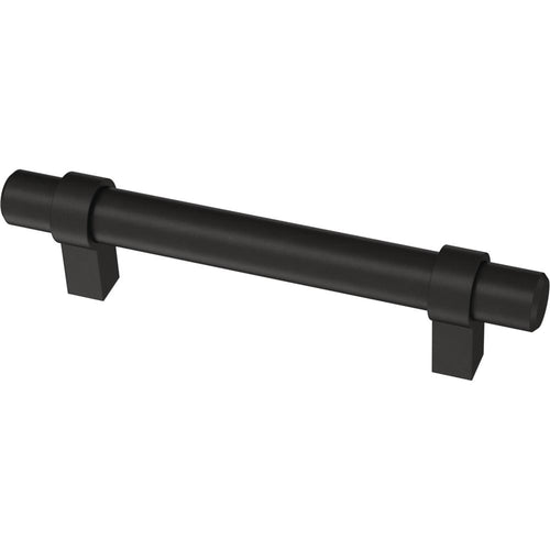 P40709C-FB-B2 Essentials 3-3/4 in. (96 mm) Matte Black Cabinet Drawer Pull (24-Pack)