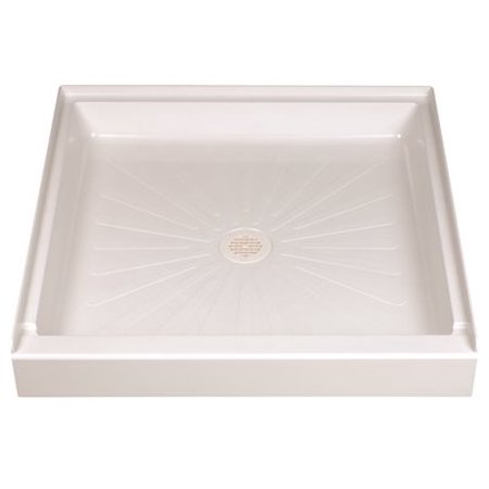 3636M 36 x 36 Alcove Shower Pan Base with Center Drain in White