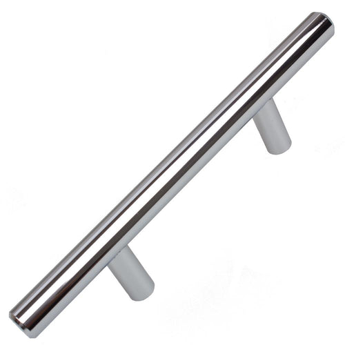 5000-76-PC-10 3 in. Center-to-Center Polished Chrome Finish Solid Handle Bar Pulls (10-Pack)