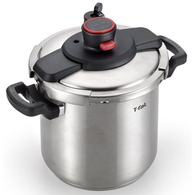 314498852 8 qt. Stainless Steel Stove Top Pressure Cooker with Steam Basket