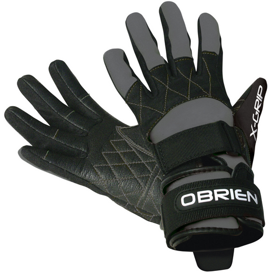 O'Brien-2142304- X-Grip Glove- BLK/GREY Small