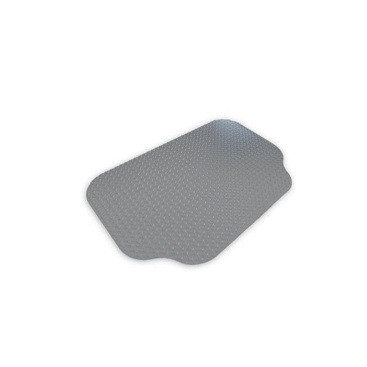 8GD-075-30C-4L 30 in. x 48 in. Gray Diamond Plate Under-the-Grill Protective Deck and Patio Mat