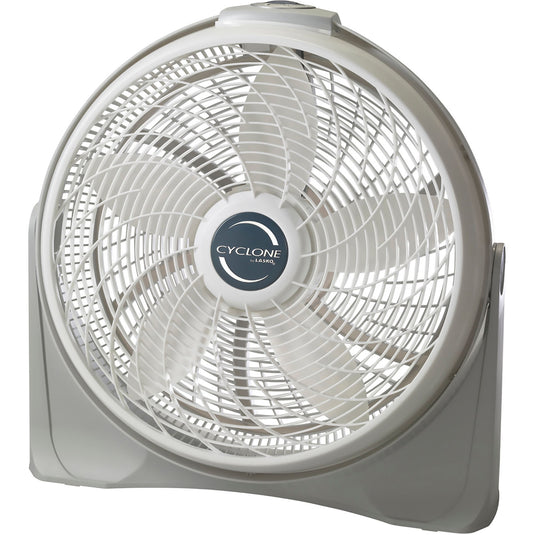 3520 Cyclone Power Circulator 20 in. 3 Speed White Floor Fan with Adjustable Fan Head