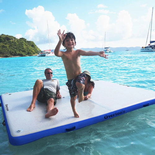 705932 Inflatable Floating Dock, 10' x 8' x 6