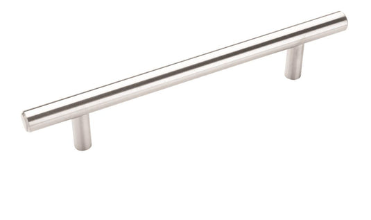 10BX19541CSG9 Bar Pulls 5-1/16 in. (128 mm) Sterling Nickel Drawer Pull (10-Pack)