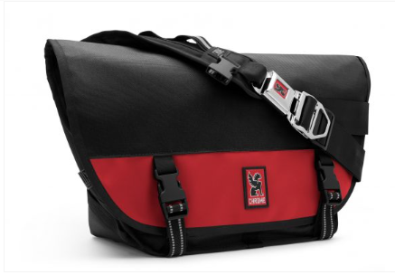 Mini Metro Messenger Bag Black/Red