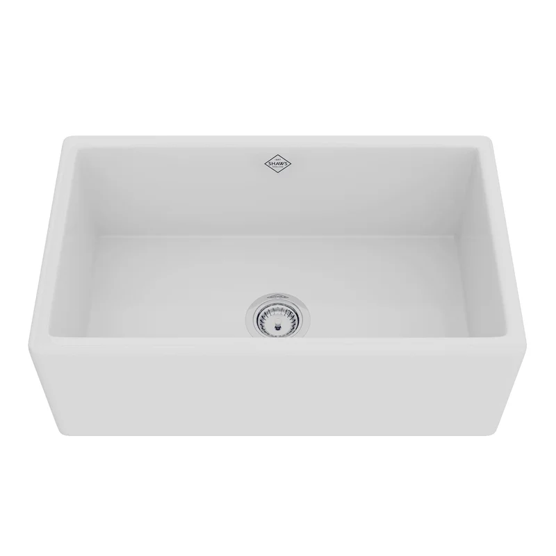 Load image into Gallery viewer, MS3018WH Classic Farmhouse Fireclay 30 in. Kitchen Sink
