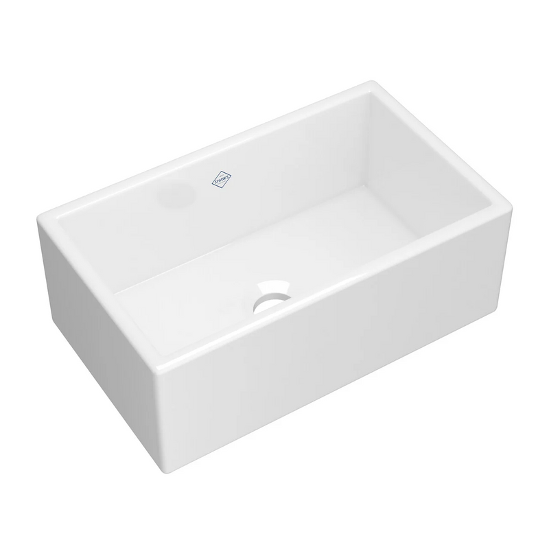 Load image into Gallery viewer, MS3018WH Classic Farmhouse Fireclay 30 in. Kitchen Sink

