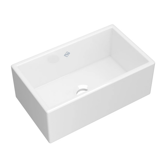 MS3018WH Classic Farmhouse Fireclay 30 in. Kitchen Sink