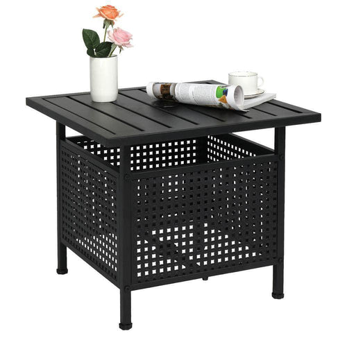 K1G56000419 Square Metal Outdoor Side Table
