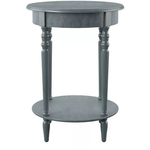 FR1543 Simplify Antique Navy Oval End Table *LOCAL PICK UP*