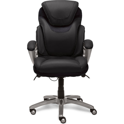 43807A Serta - Bryce Bonded Leather Executive Office Chair - Black