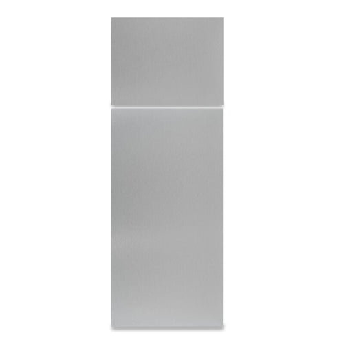 117950 Dometic Americana II Refrigerator Door Panel, Brushed Aluminum, Fits DM 2872/2882