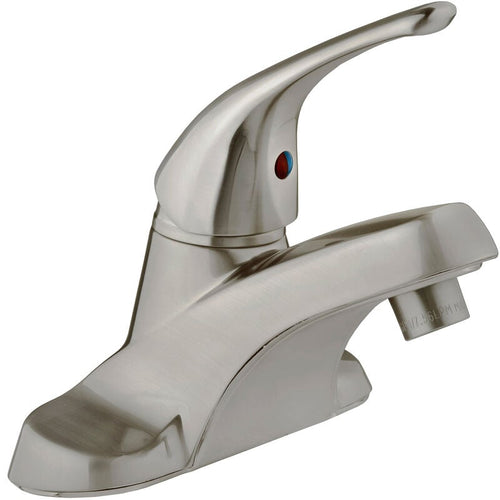119053 Dura Faucet Heavy-Duty Single-Lever RV Lavatory Faucet, Brushed Satin Nickel