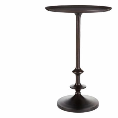 DC19-6642 Bellkirk Round Dark Bronze Metal Accent Table *Local Pick Up Only*