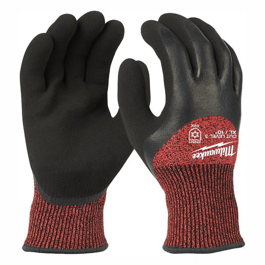 48-22-8923 X-Large Red Latex Level 3 Cut Resistant Insulated Winter Dipped Work Gloves