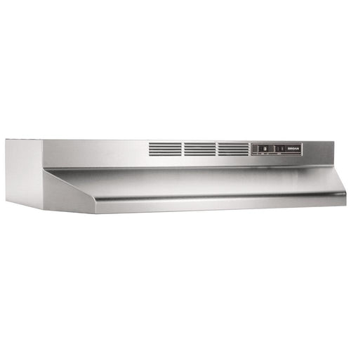 BUEZ130SS 30 in. Ductless Under Cabinet Range Hood with light and Easy Install System in Stainless Steel