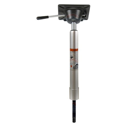 1632012-A - KingPin™ 16"-22-3/8" H x 3/4" D Aluminum Power-Rise Sit-Down Adjustable Post with Swivel