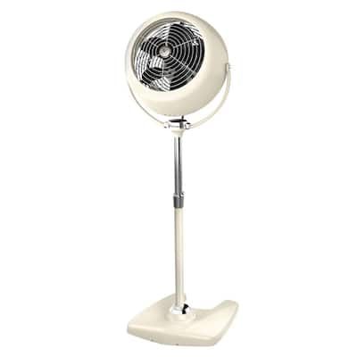 CR1-0244-75 42 in. - 55 in. Adjustable Height Pedestal Fan with 3-Speeds *USED*
