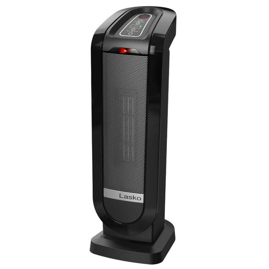 CT22840 1500W 22 in. Black Electric Tower Oscillating Ceramic Space Heater with Digital Display, Timer and Remote Control