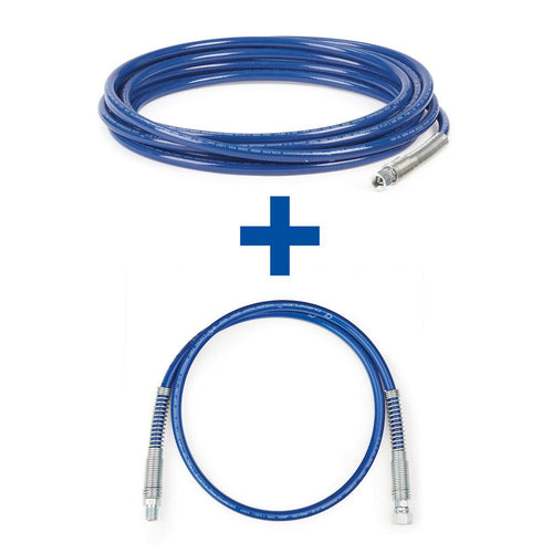 18F000 25 ft. x 1/4 in. Airless Hose with 4 ft. Whip Hose