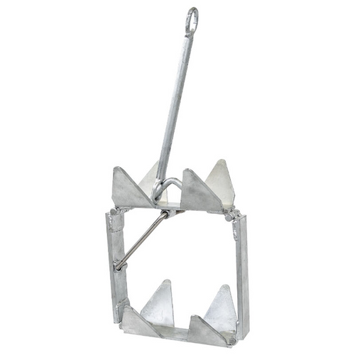 288316 Box Anchor Hot-Dipped Galvanized Steel Fold-and-Hold Anchor, 25 lb.
