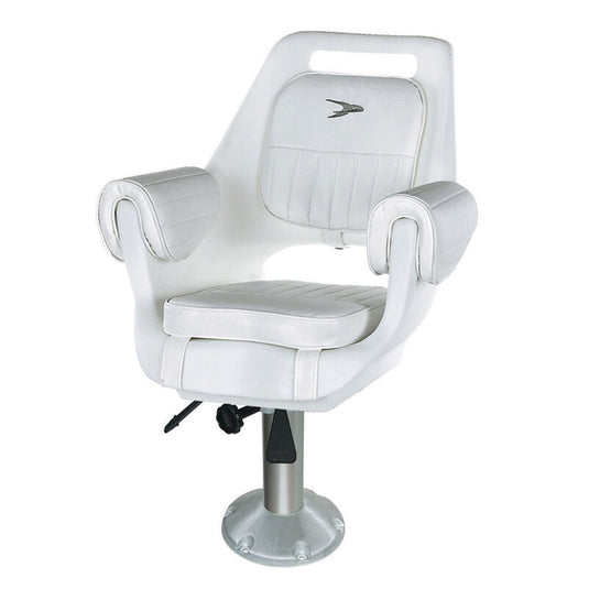 314818 Wise Deluxe Pilot Chair w/12"-18" Adjustable Pedestal and Seat Slide