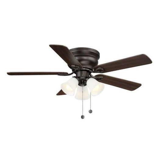 SW18030 ORB Clarkston II 44 in. LED Indoor Oil Rubbed Bronze Ceiling Fan with Light Kit