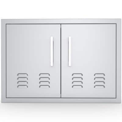 BA-VDD30 30" Stainless Steel Double Access Door with Vents