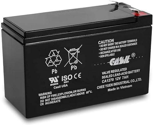 12V 7AH CA1270 Security Systems 623 Replacement Battery 12V 7Ah