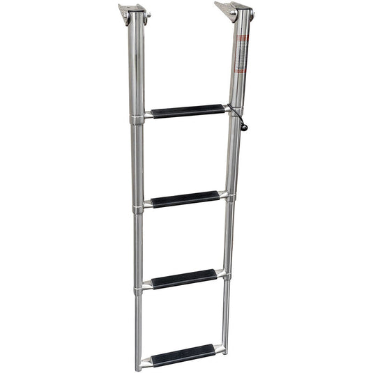 38037 Top Mounted 4 Step Stainless Steel Folding Swim Platform Ladder