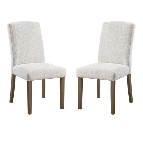 *Local Pick Up Only* EVY2-T5 Everly dining Chair (2-Pack) in Oyster Grey Fabric with Grey Washed Legs