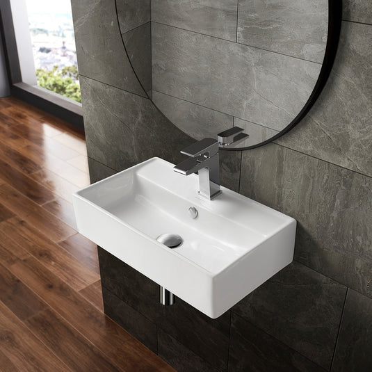 Claire Ceramic Wall Hung Sink in White SM-WS318