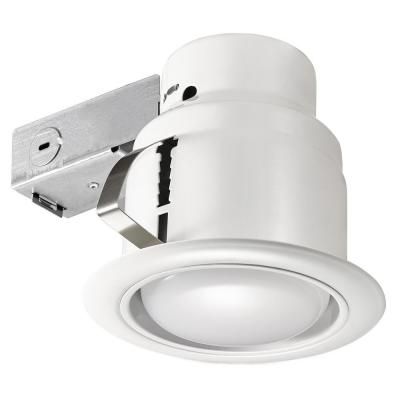 91201 LED Glare Control 5 in. White Recessed Kit