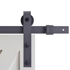 SDH-SWD11-SK-72 72" Bent Strap Barn Style Sliding Door Track and Hardware