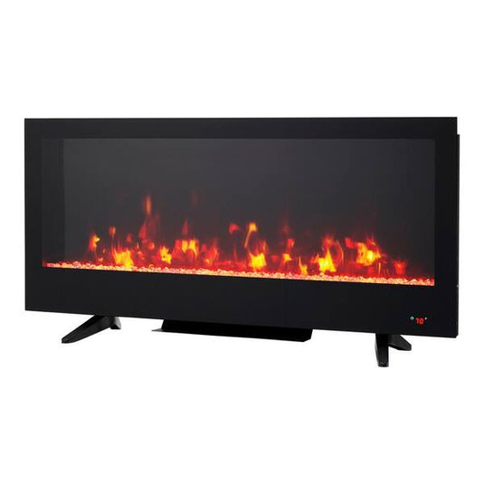 SP6778 42 in. Wall Mount Electric Fireplace in Black