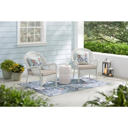 *LOCAL PICK UP* 65-91-1WH-996P Rosemont Outdoor Patio Lounge Chair (2-Pack)
