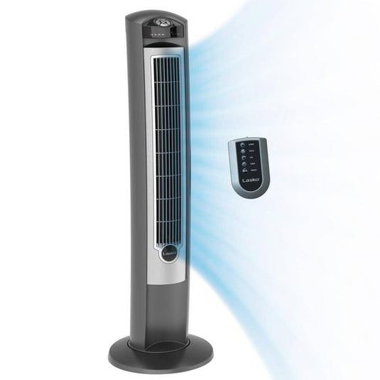 2559 42 in. Electronic Oscillating 3-Speed Tower Fan with Remote Control and Fresh-Air Ionizer