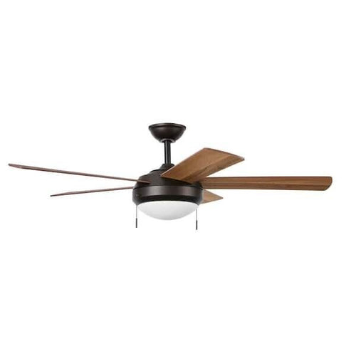 SW20006 ORB Claret 52 in. Indoor Oil Rubbed Bronze Ceiling Fan with Light Kit